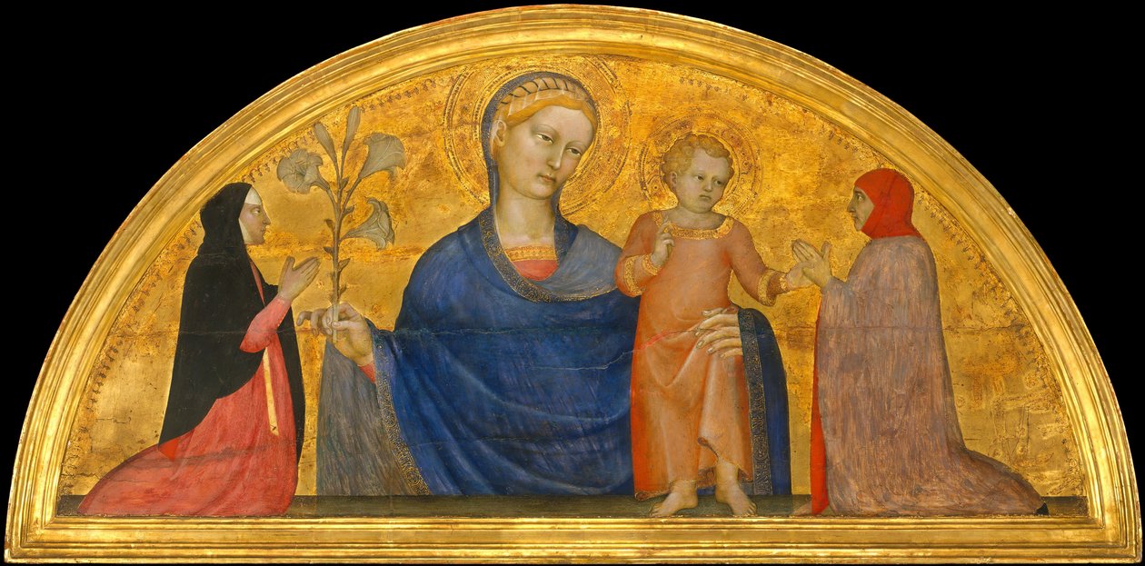 Madonna ve Donörlü Çocuk, yak. 1365. by Giovanni da Milano