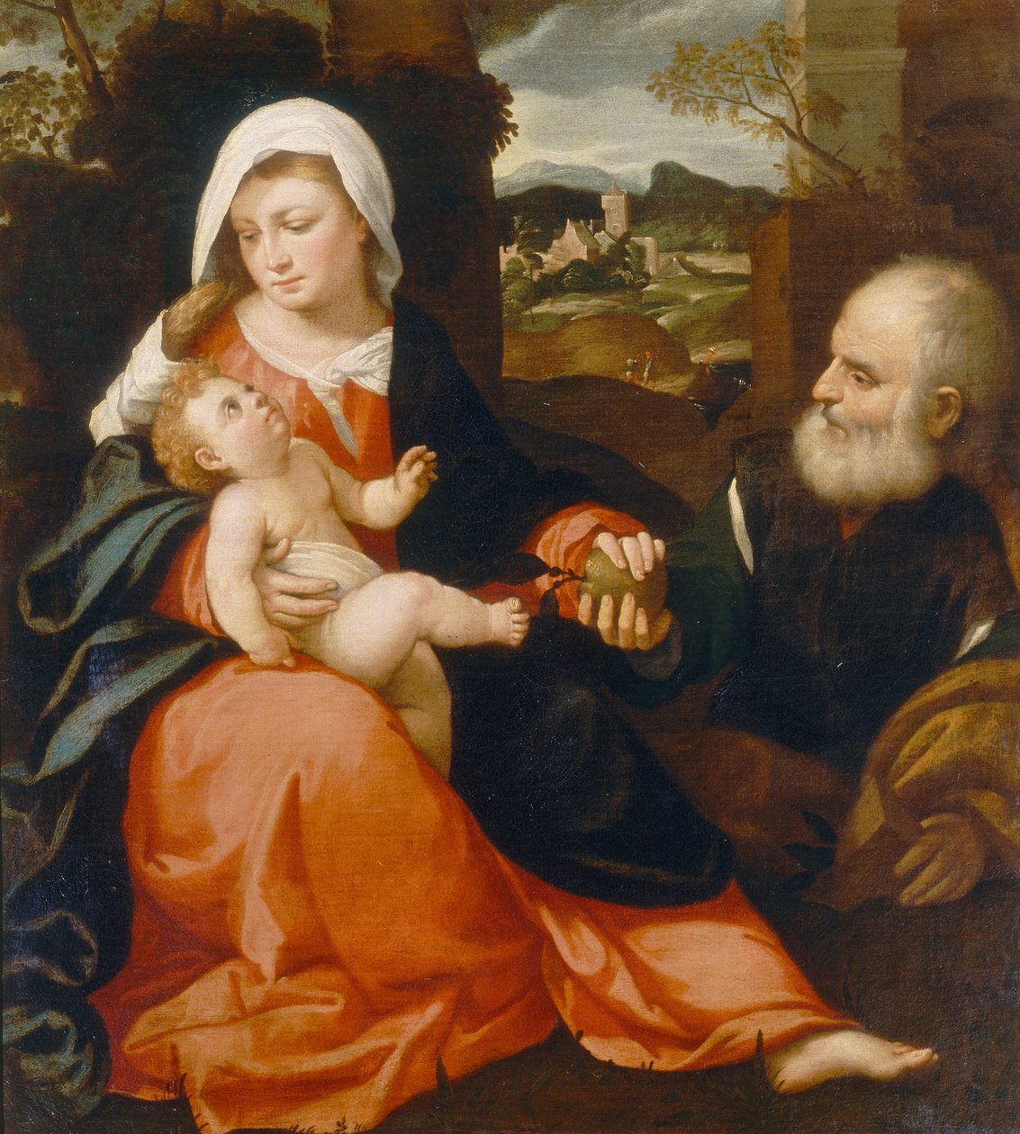 kutsal Aile by Giovanni de Busi Cariani