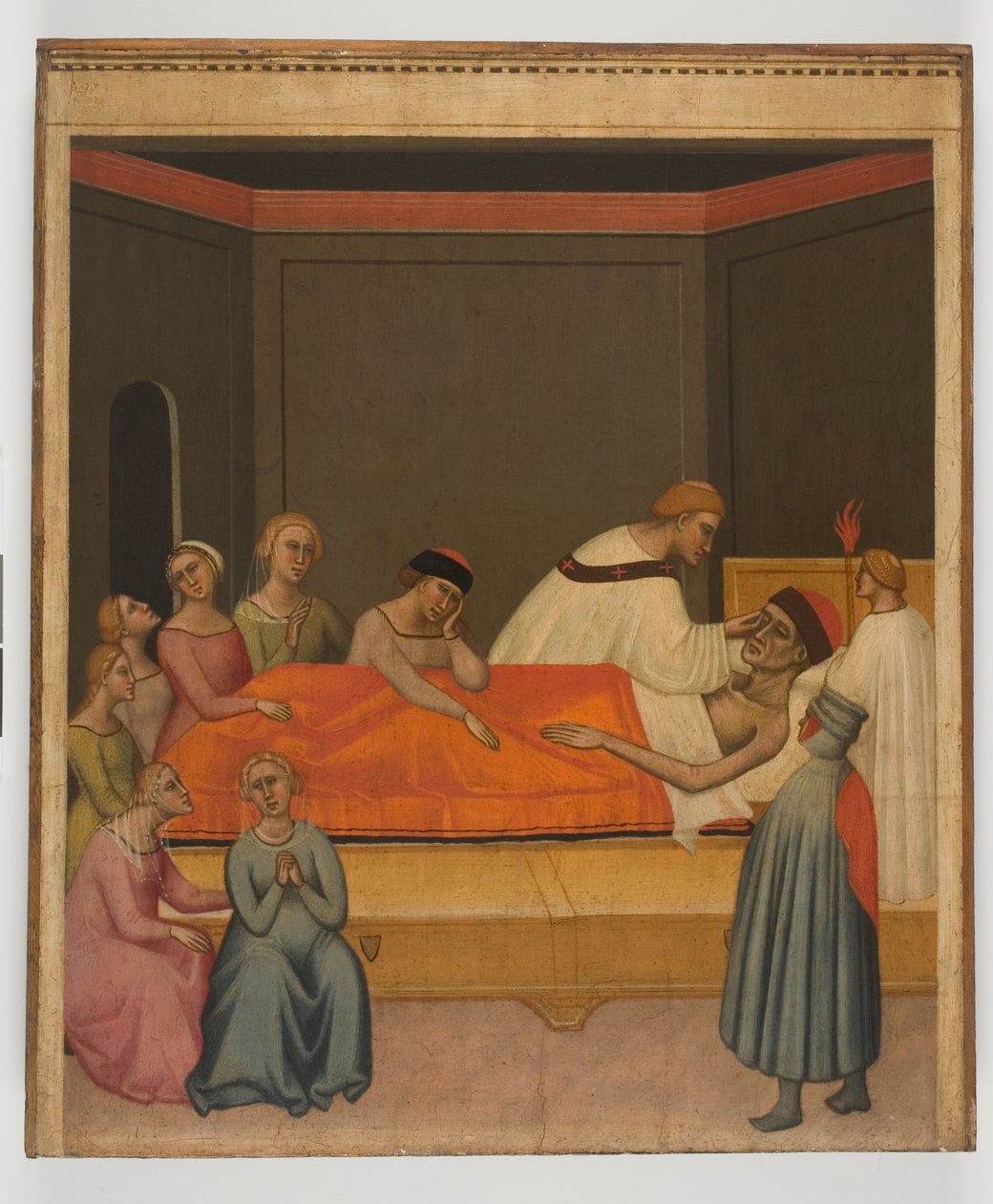 Extreme Unction, c.1360 (panelde tempera) by Giovanni del Biondo dal Casentino