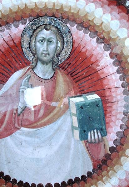 Mesih Blessing (fresk) by Giovanni di Corraduccio