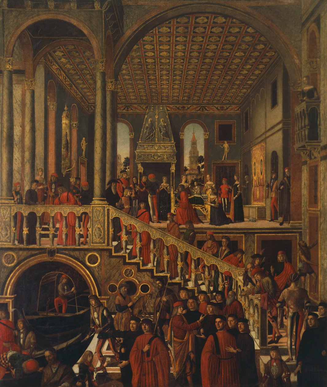 Benvegnudo'nun kızının mucizevi iyileşmesi by Giovanni di Niccolo Mansueti