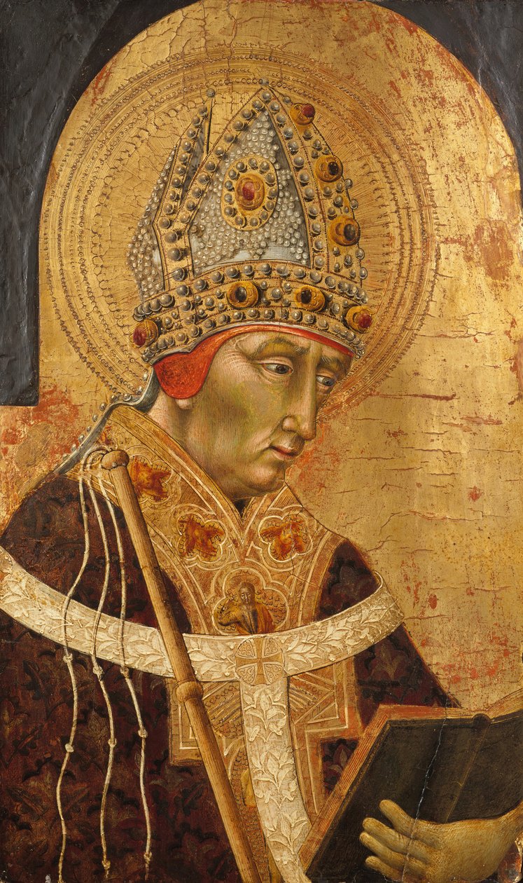 Aziz Ambrose, 1465-70. by Giovanni di Paolo