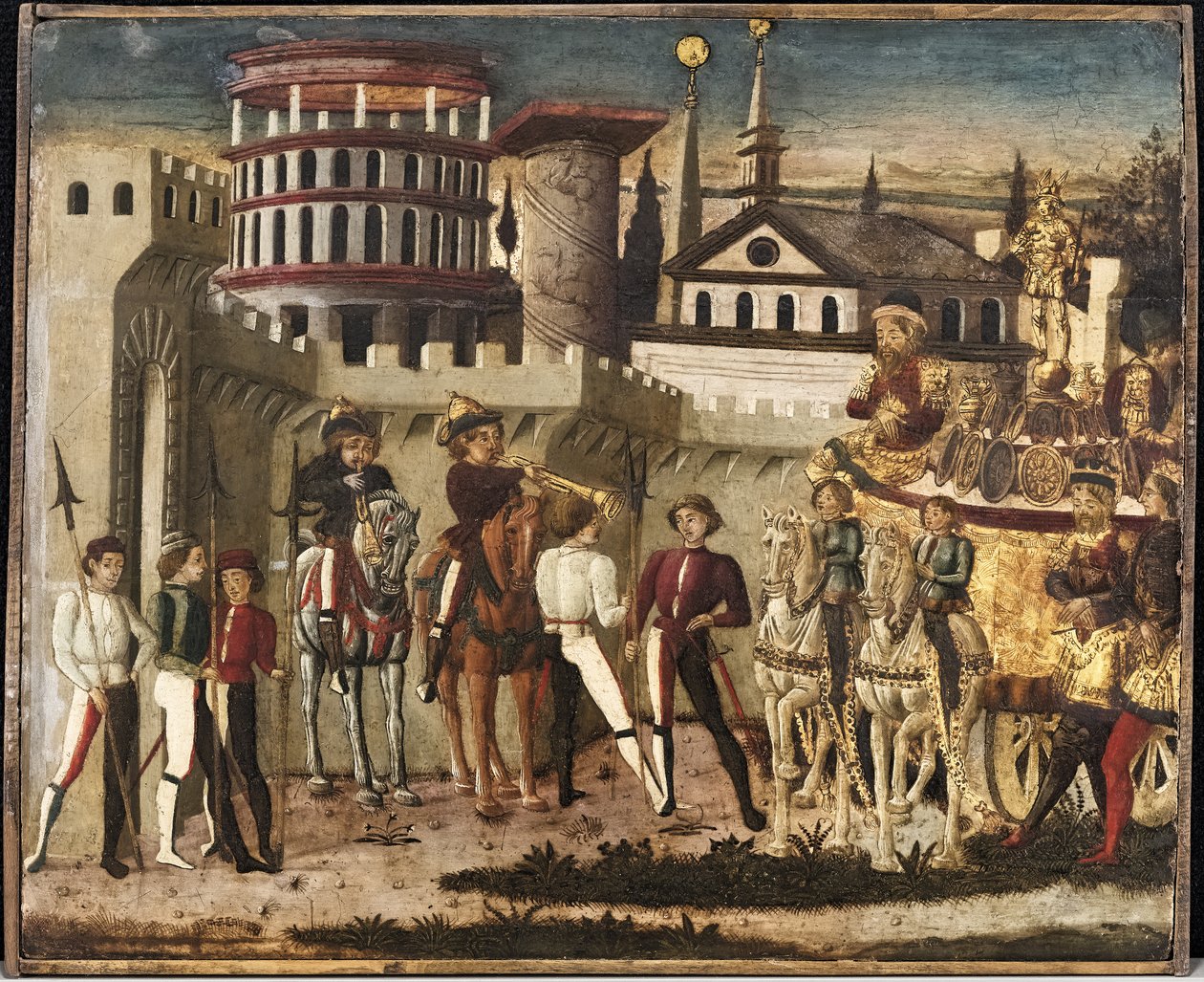 Eski bir zafer sahnesi by Giovanni di Ser Giovanni Scheggia
