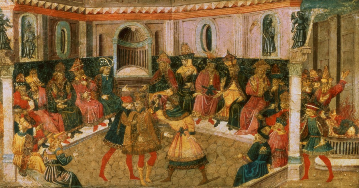 The Death of Julius Caesar, c.1446-50 (panel) by Giovanni di Tommaso Angelo