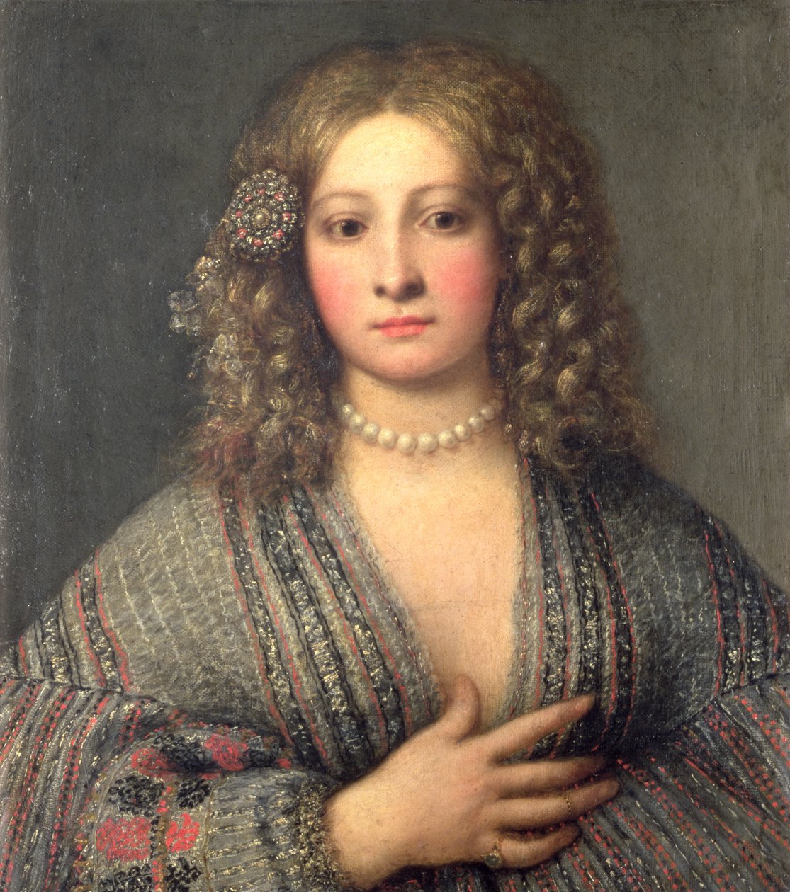 bir fahişe by Girolamo Forabosco