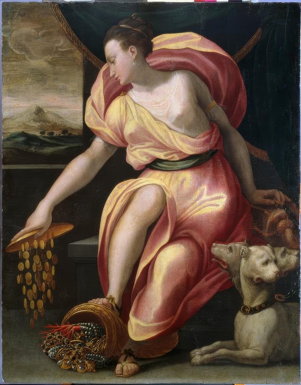 Zenginlik Alegorisi by Girolamo Macchietti