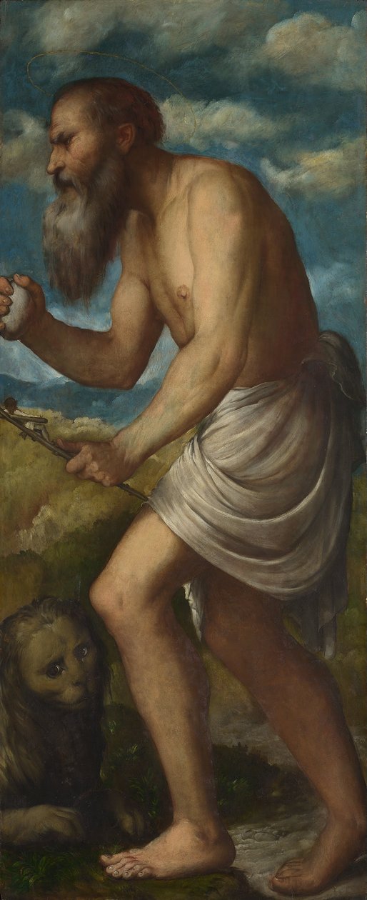 Aziz Jerome by Girolamo Romanino