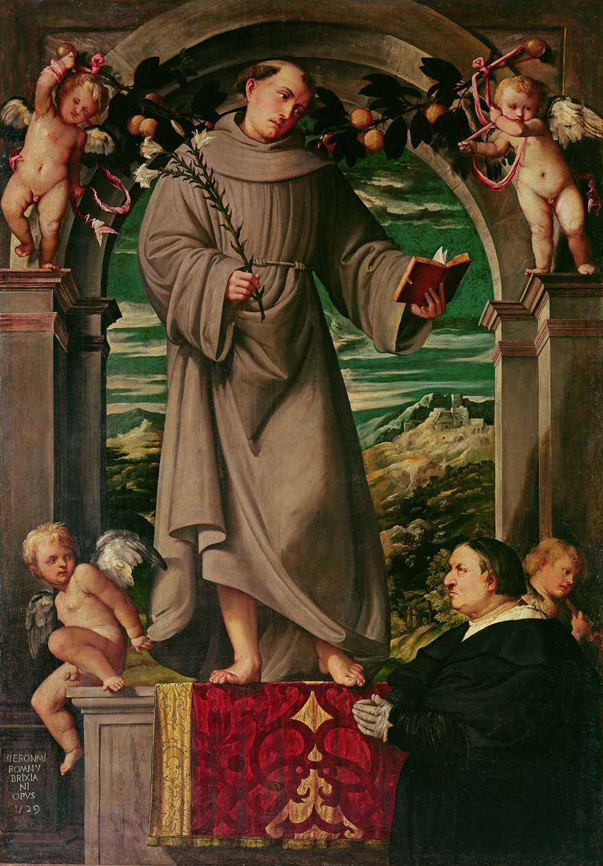 Padua Aziz Anthony by Girolamo Romanino