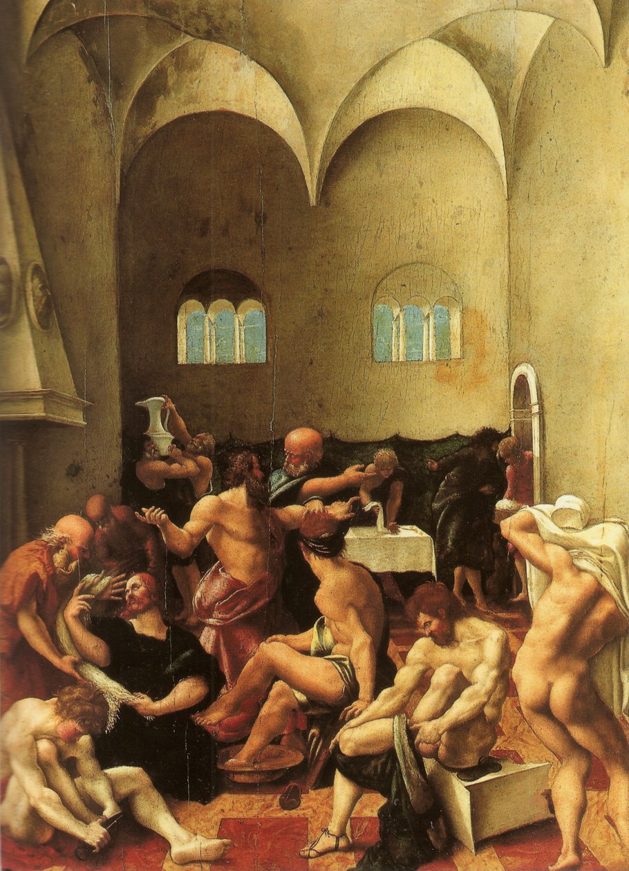 Ayakların Yıkanması by Girolamo del Pacchia