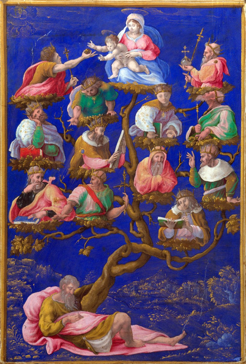 ""Jesse Ağacı"" Tablosu Gerolamo Genga (1476-1551) tarafından 1535 civarında Londra, Ulusal galeri by Girolamo Genga