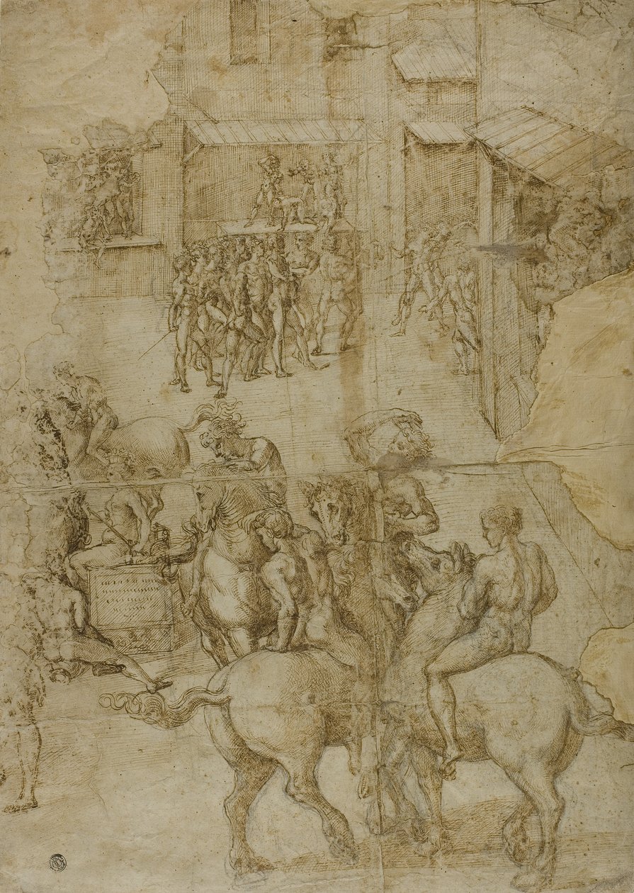 Mitolojik Yarışma, 1528-29 by Girolamo Genga