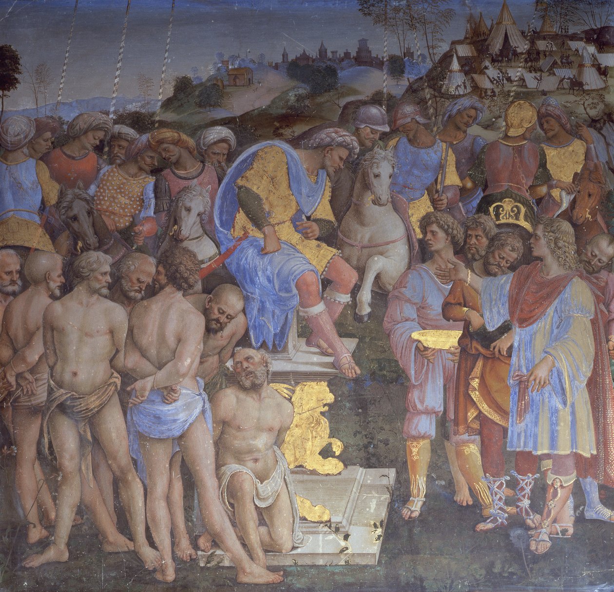 Mahkumların kurtuluşu (fresk) by Girolamo Genga