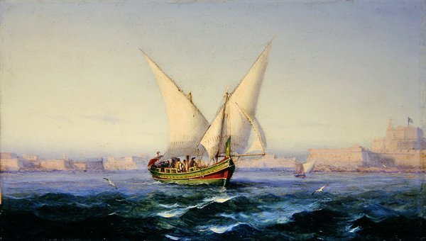 Valetta Limanı Kapalı by Girolamo Gianni