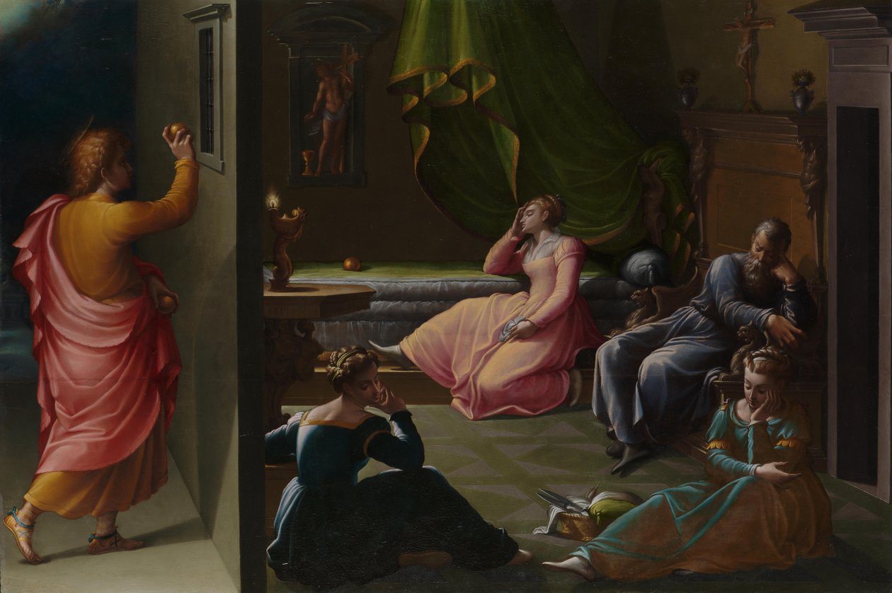 Bari Aziz Nikolaos Yardım Kuruluşu, yaklaşık 1555 by Girolamo Macchietti