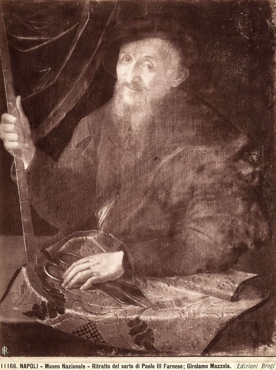 Bir terzinin portresi, 1520-69 by Girolamo Mazzola Bedoli
