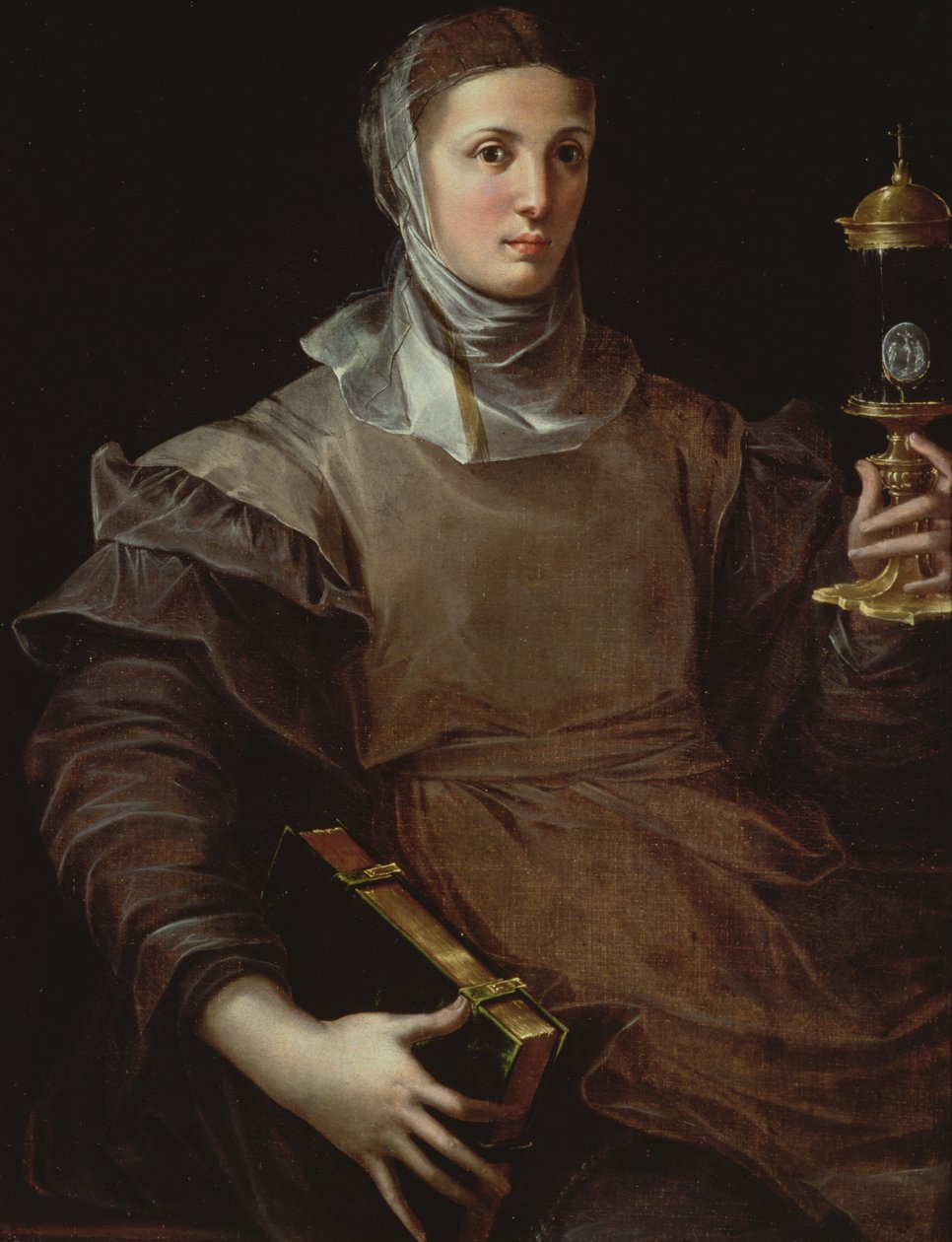 Aziz Clare, 1530 by Girolamo Mazzola Bedoli