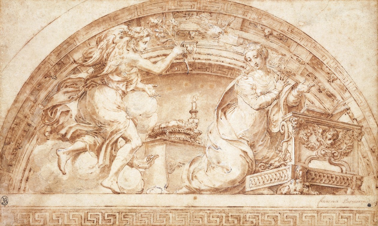 Müjde: Bir Lunette için Bir Tasarım, by Girolamo Mazzola Bedoli