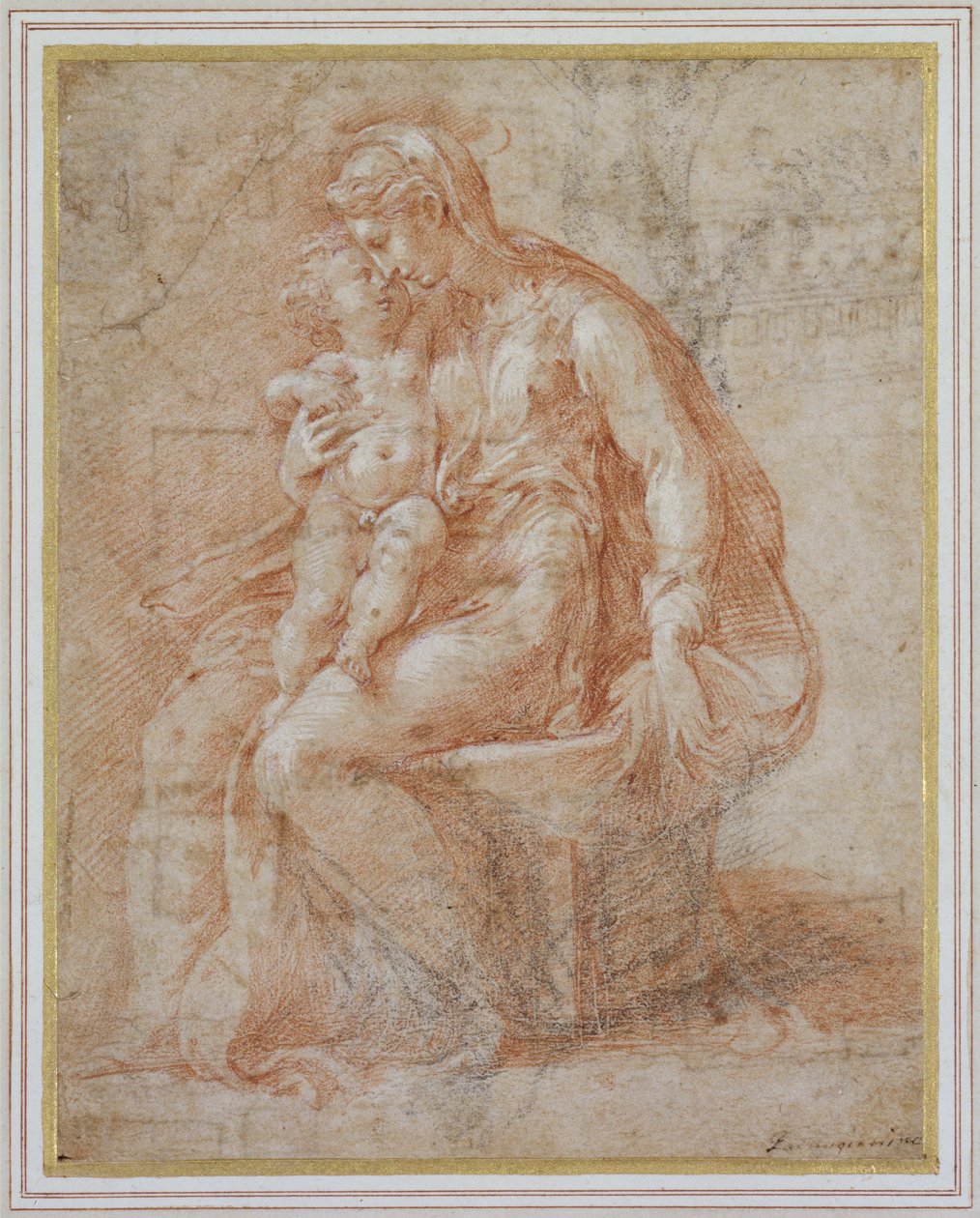 Madonna ve Çocuk by Girolamo Mazzola Bedoli