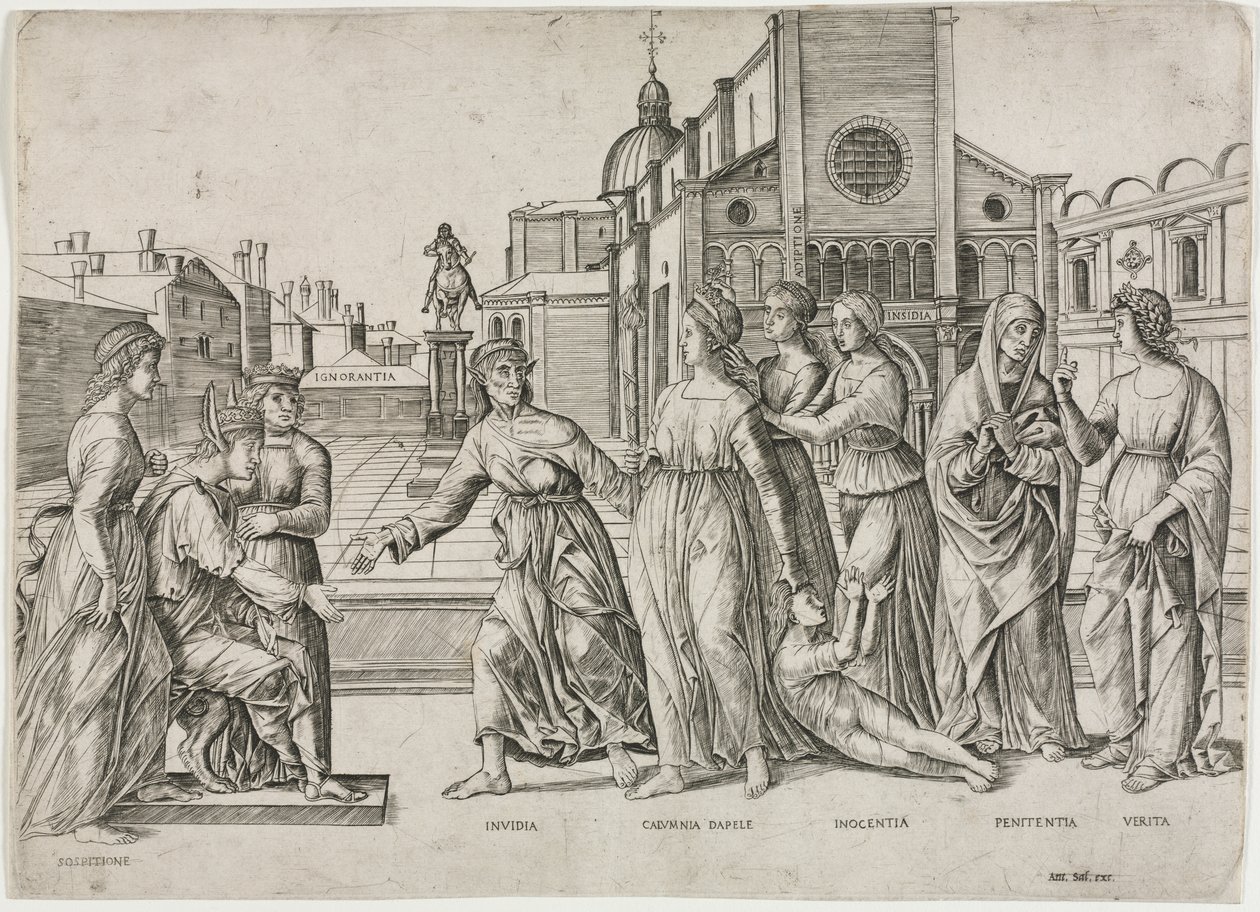 Apelles'in İflası by Girolamo Mocetto