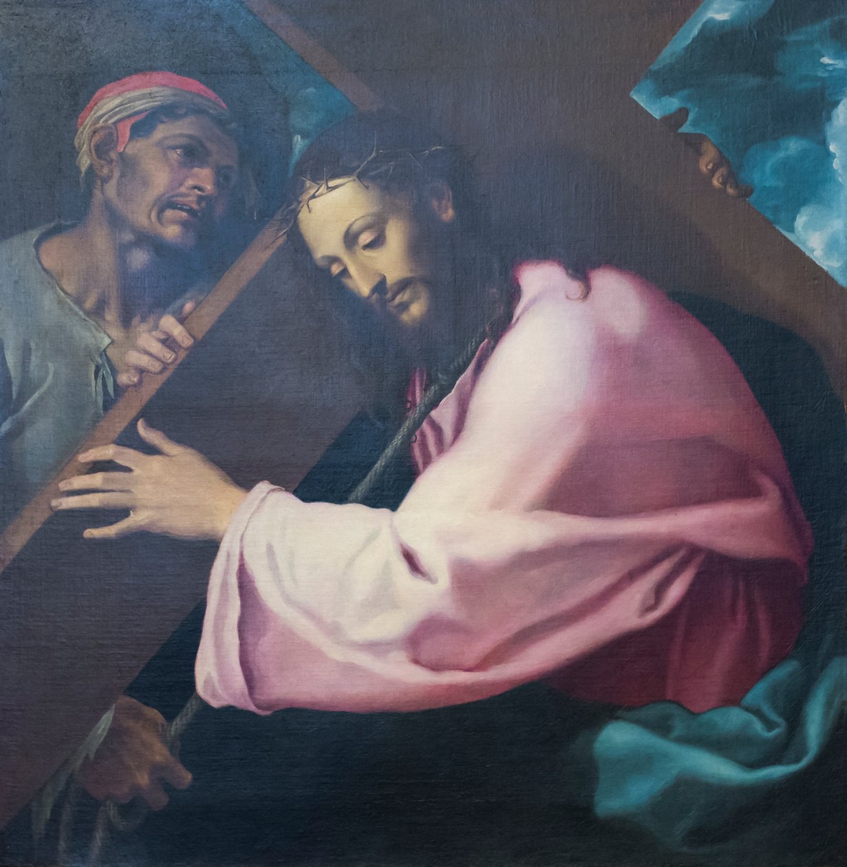 çarmıhı taşıyan mesih by Girolamo Muziano