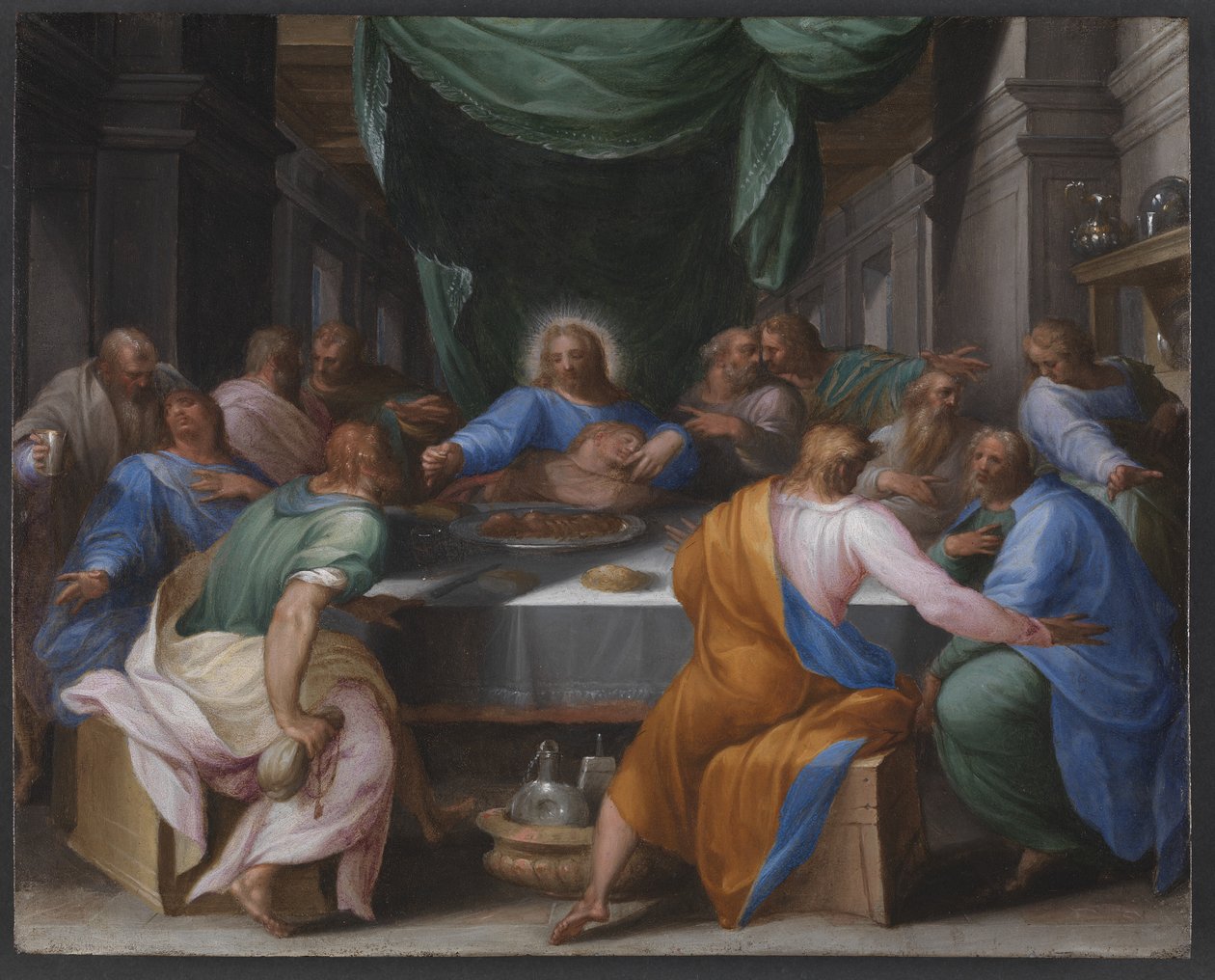 Son Akşam Yemeği by Girolamo Muziano