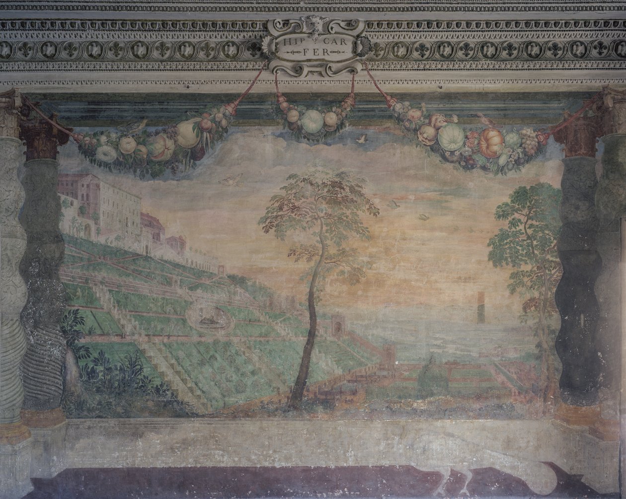 Özgün tasarıma dayalı villa görünümü, Çeşme Salonu by Girolamo Muziano