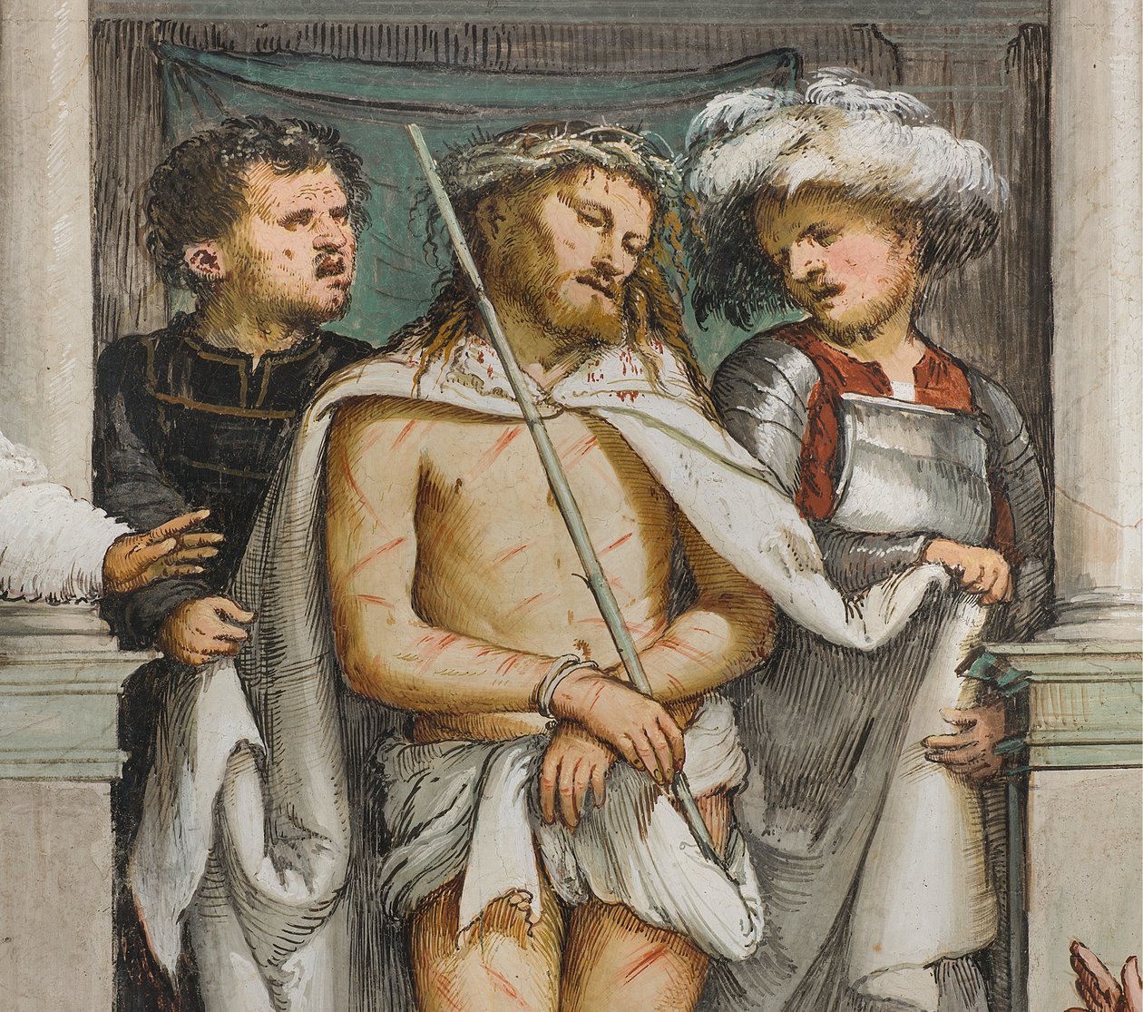 Orta Nef, Dördüncü Güney İspanya, Ecce Homo, Girolamo Romanino by Girolamo Romanino