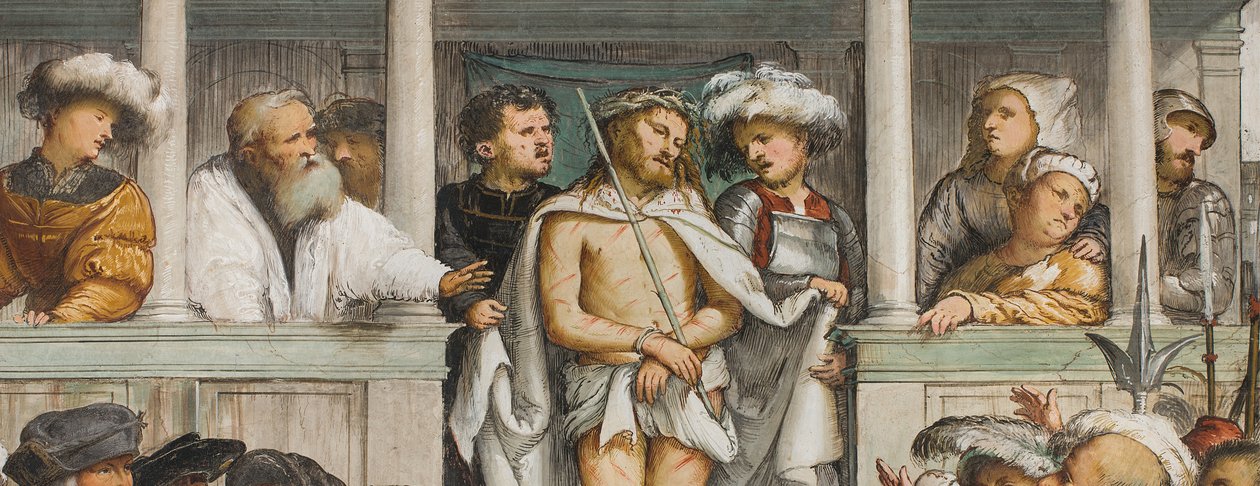 Orta Nef, Dördüncü Güney İspanya, Ecce Homo, Girolamo Romanino by Girolamo Romanino