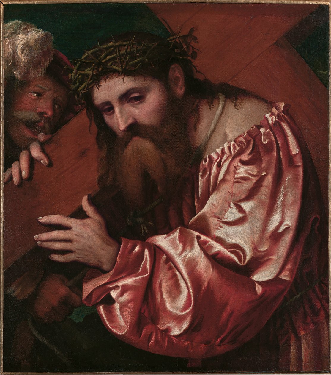 Haç Taşıyan İsa by Girolamo Romanino