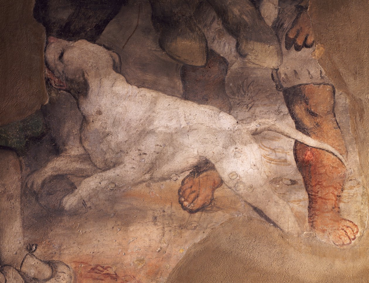 Köpek figürü, Girolamo Romanino (ca1484-1566), Sant