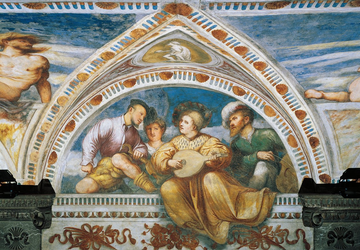 Mandolin çalar, Girolamo Romanino