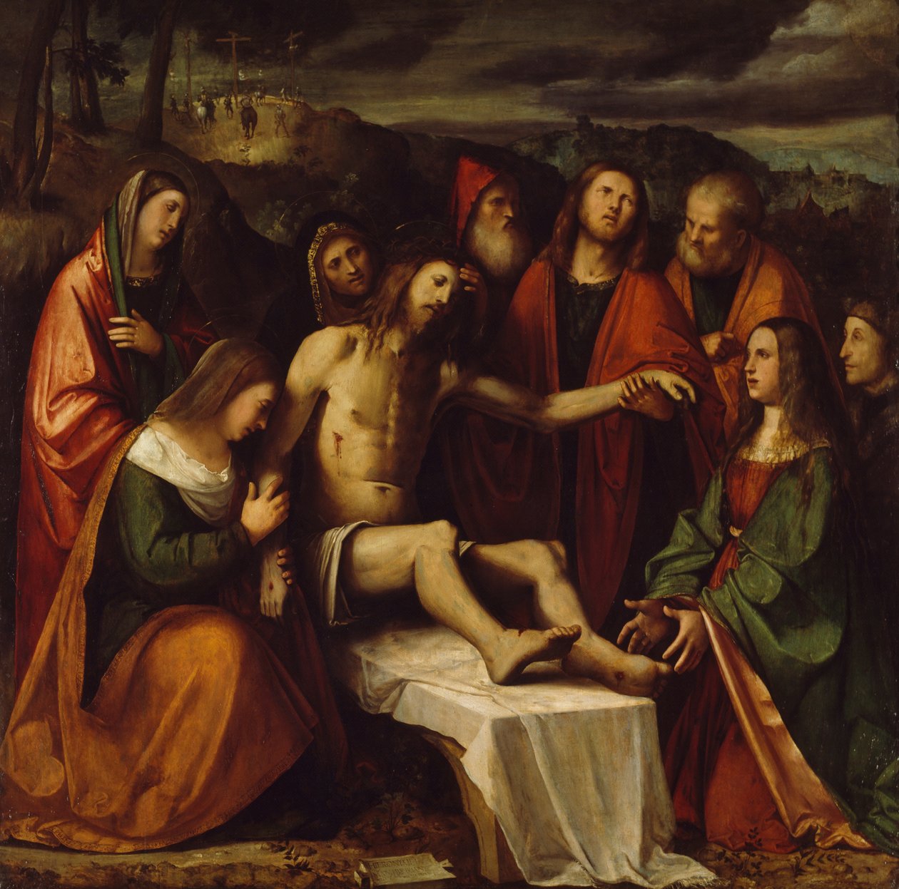 Pieta Girolamo Romanino (yaklaşık 1484-1562
