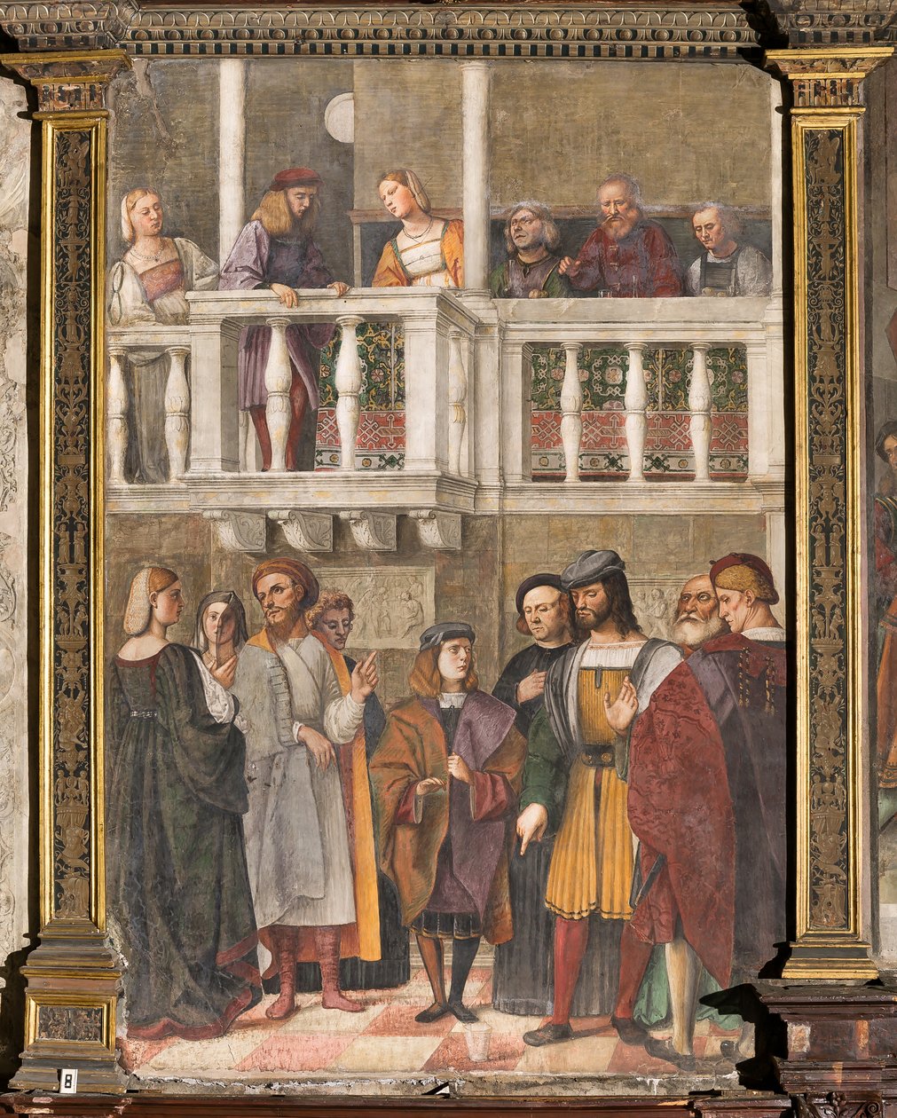 Cam Mucizesi, Azizler Okulu, Aziz Anthony Bazilikası (Aziz Bazilikası), Padua, İtalya by Girolamo Tessari