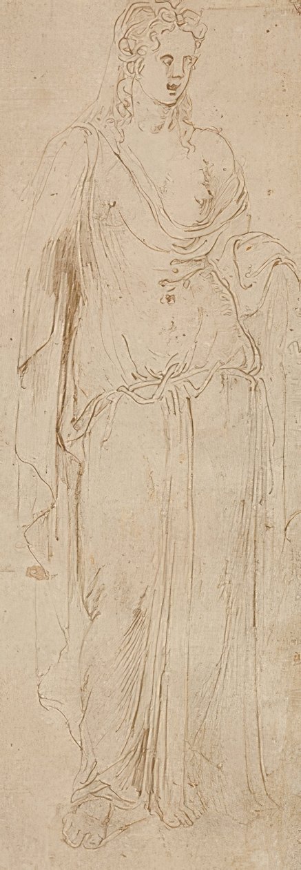 Ayakta figür. 1530/50 civarında (?) by Girolamo da Carpi