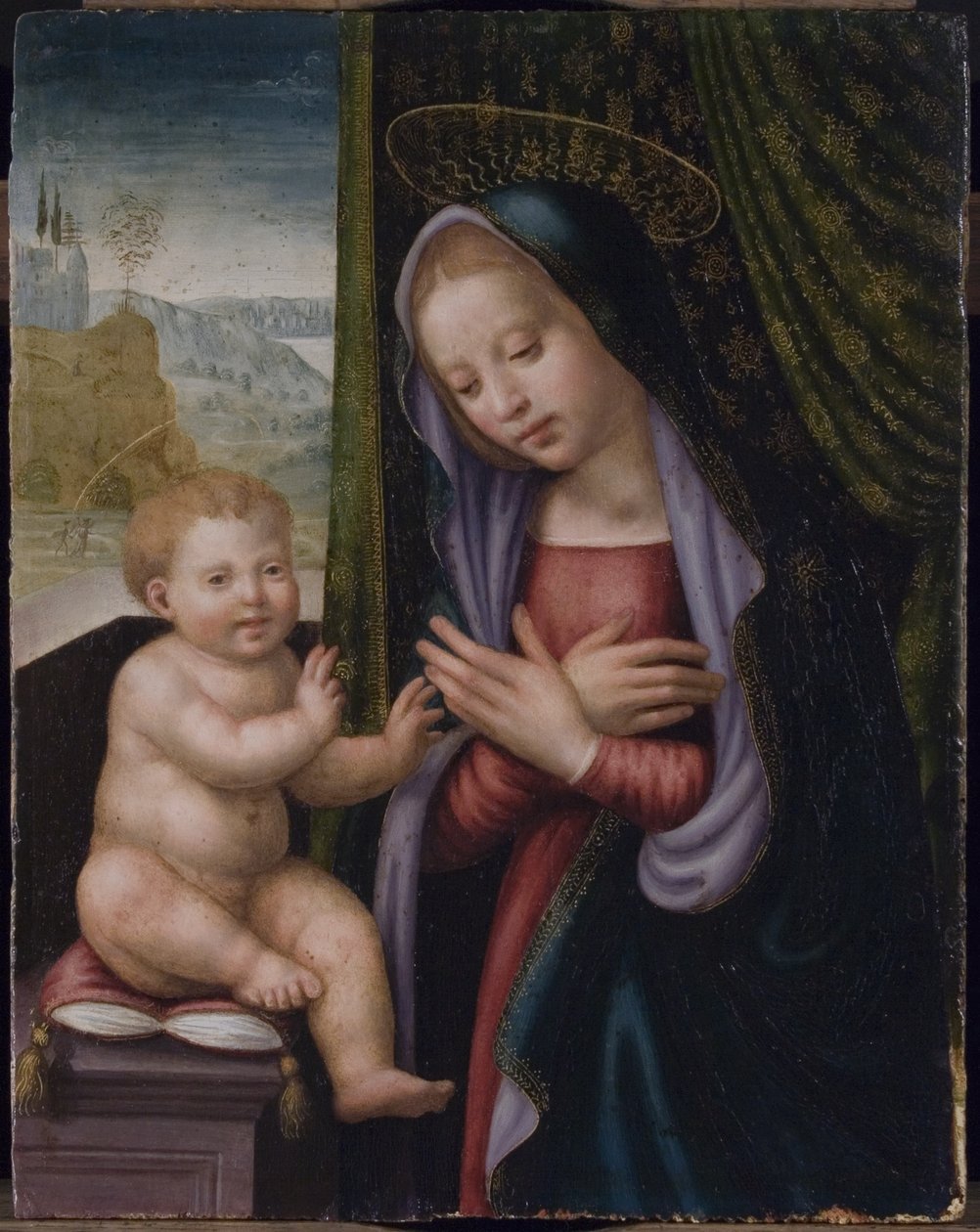 madonna ve çocuk by Giuliano Bugiardini