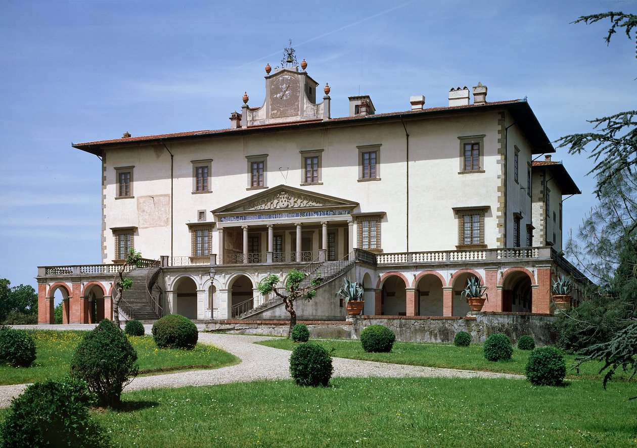 Muhteşem Lorenzo için inşa edilen Medici Villası, 1480 by Giuliano Giamberti da Sangallo
