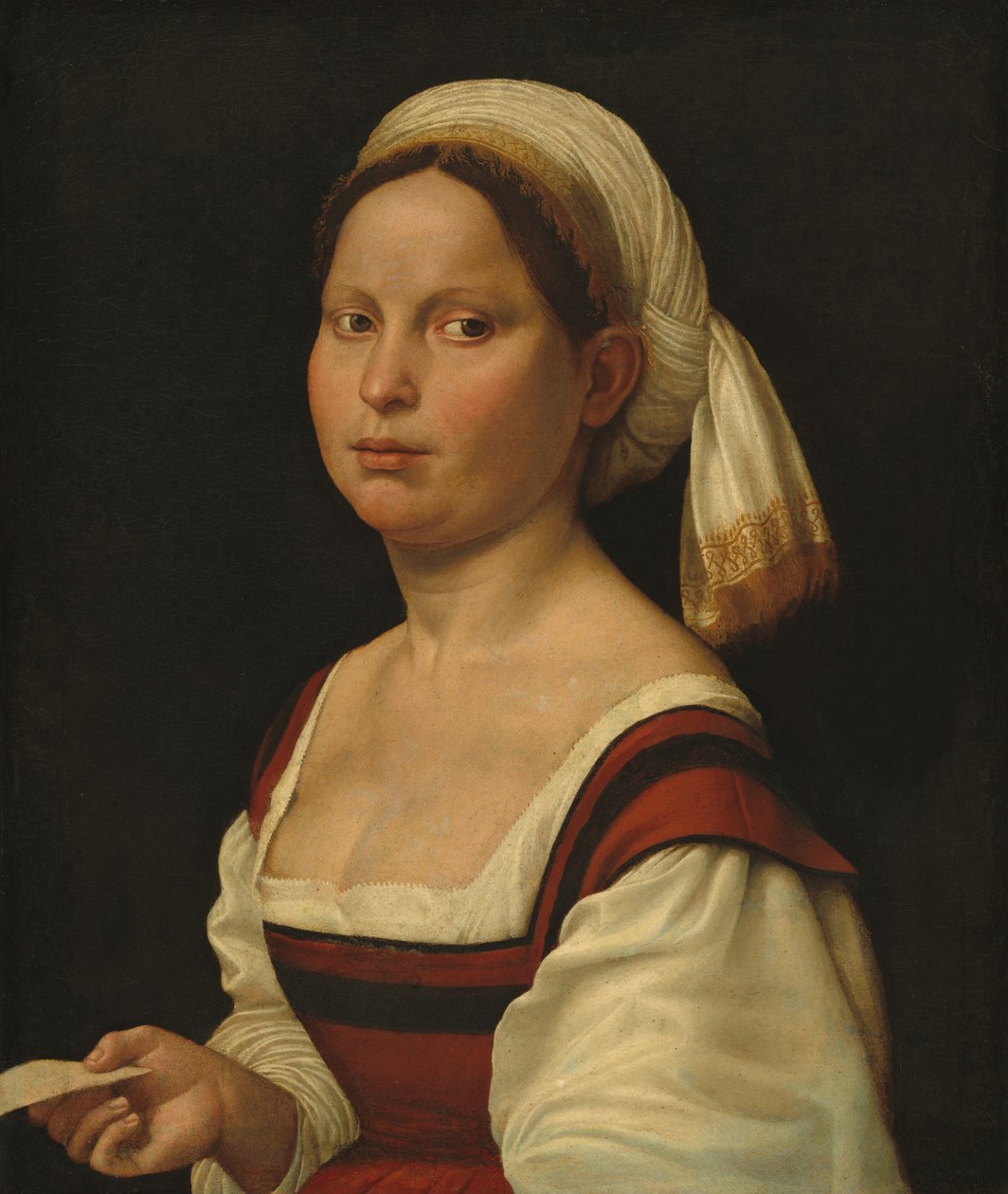 Genç Bir Kadının Portresi, c. 1525. by Giuliano Bugiardini