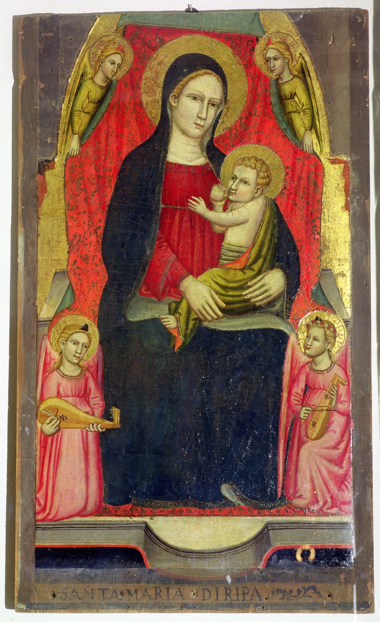 madonna ve çocuk by Giuliano di Simone da Lucca