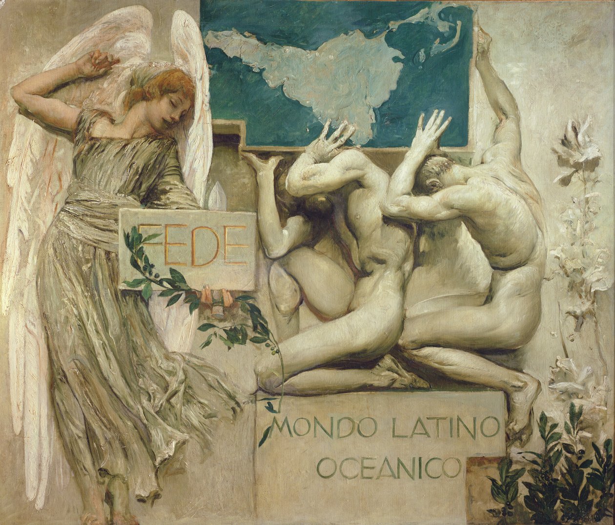 İnanç, Latin Okyanus Dünyası, 1904 by Giulio Aristide Sartorio