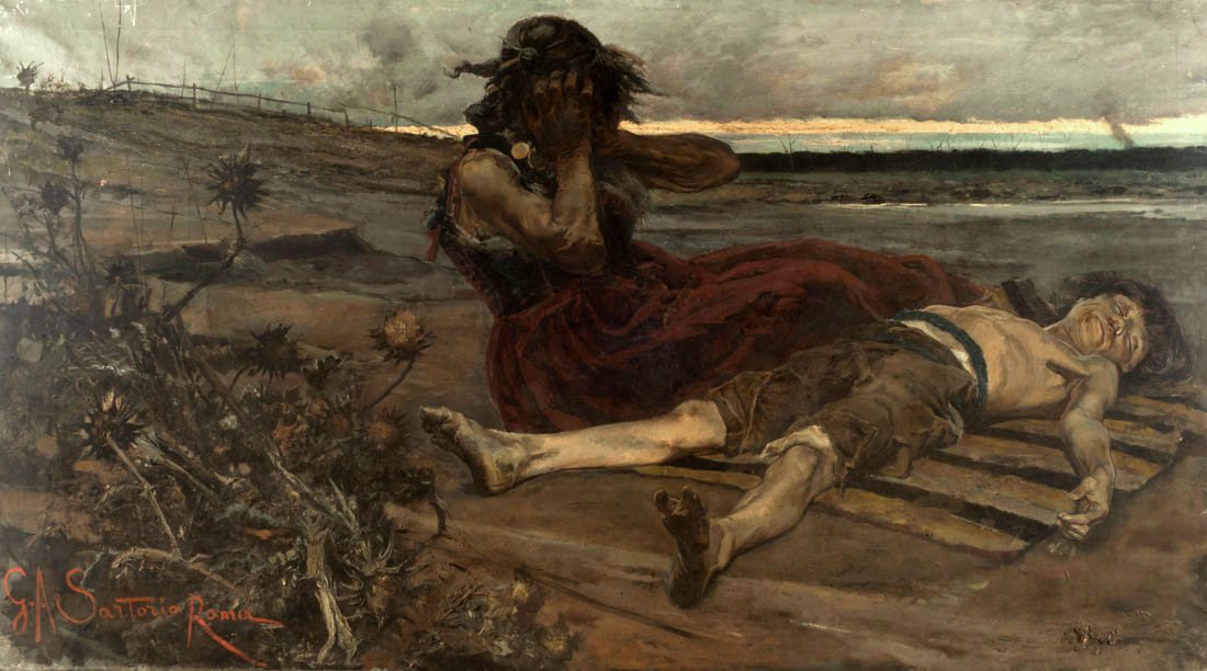 Sıtma by Giulio Aristide Sartorio