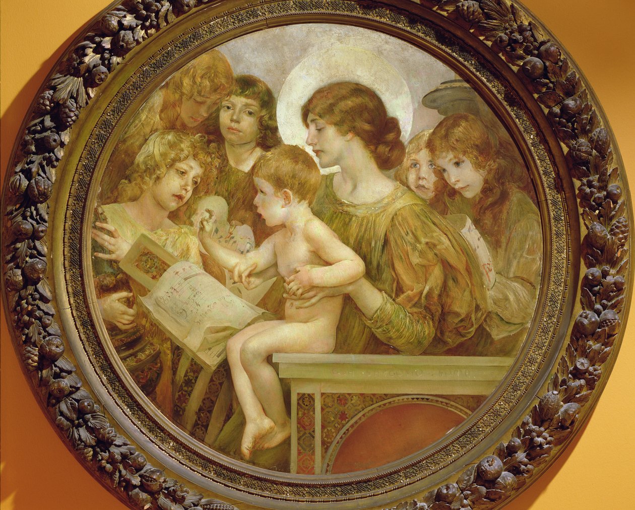 Meleklerin Bakiresi by Giulio Aristide Sartorio