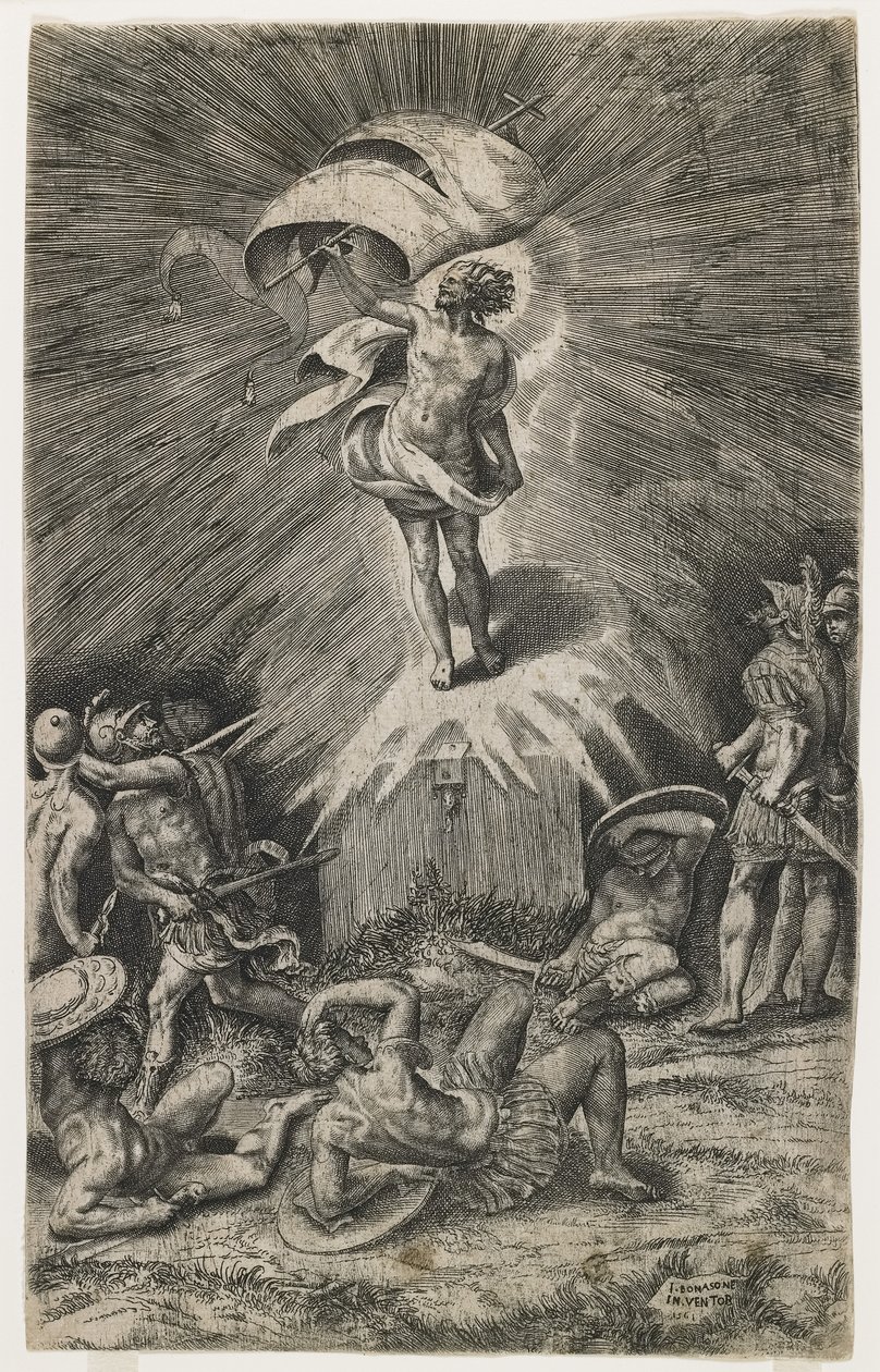 Diriliş, 1561 by Giulio Bonasone