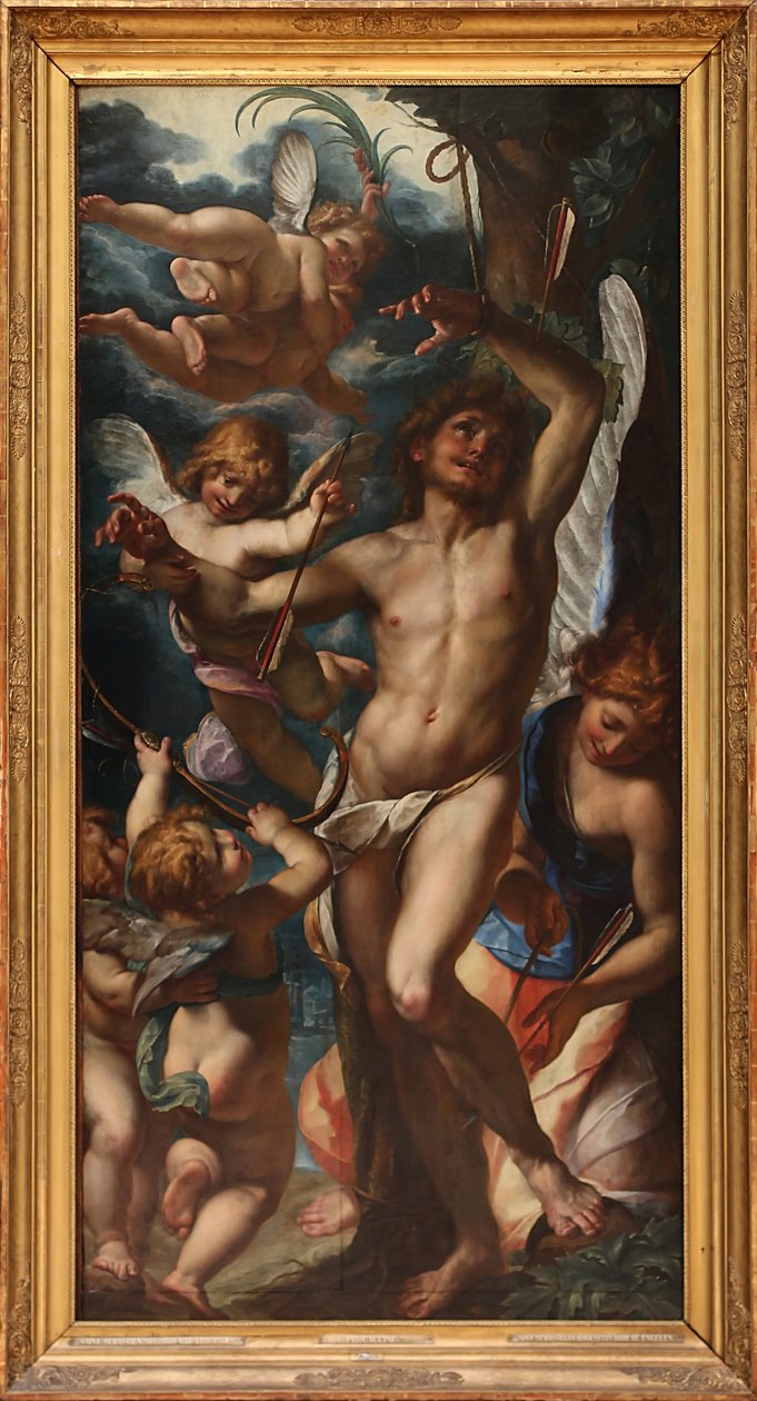 Aziz Sebastian melekler tarafından kurtarıldı by Giulio Cesare Procaccini