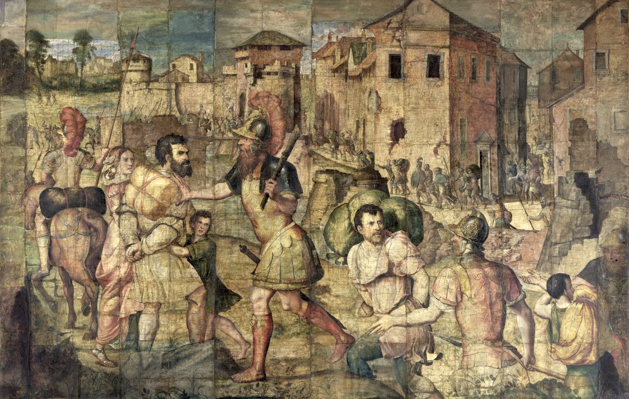 Mahkumlar (kağıt üzerinde öfke) by Giulio Romano