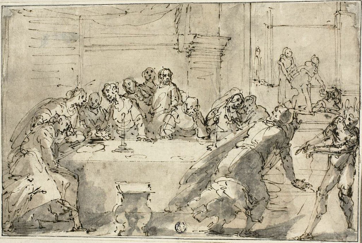 Geçen akşam yemeği by Giulio Benso