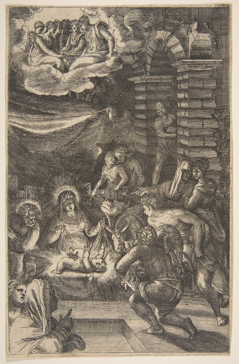Hayranlık, ca. 1550-65. by Giulio Bonasone