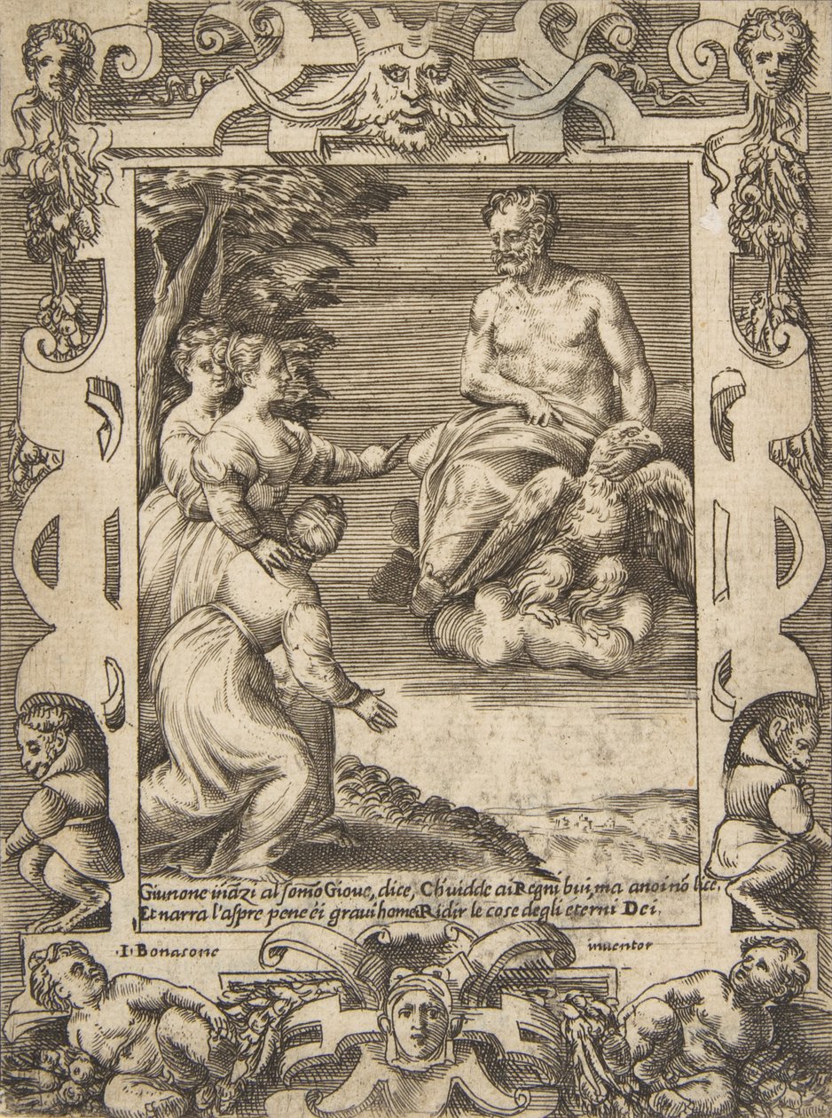 Soldaki Juno, Jüpiter