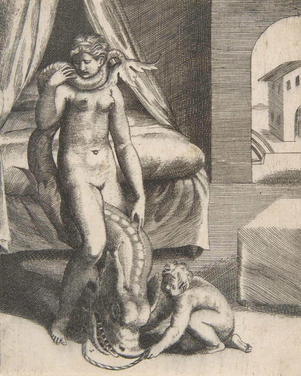 Neptün ve Melanthe, 