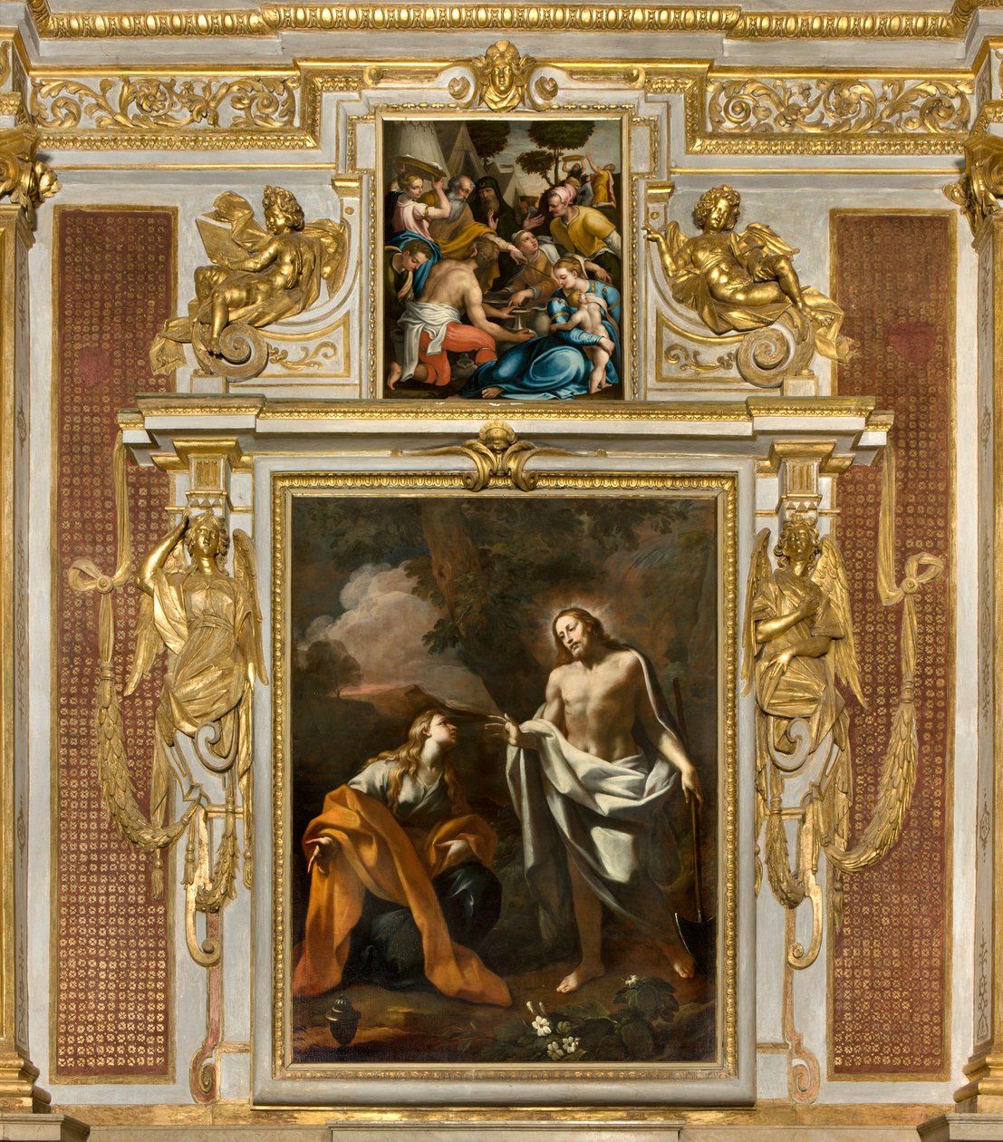 SS Sacrament Şapeli, Birinci açıklık kuzey tarafı, Noli me tangere, Giovanni Angelo Borroni, Mesih