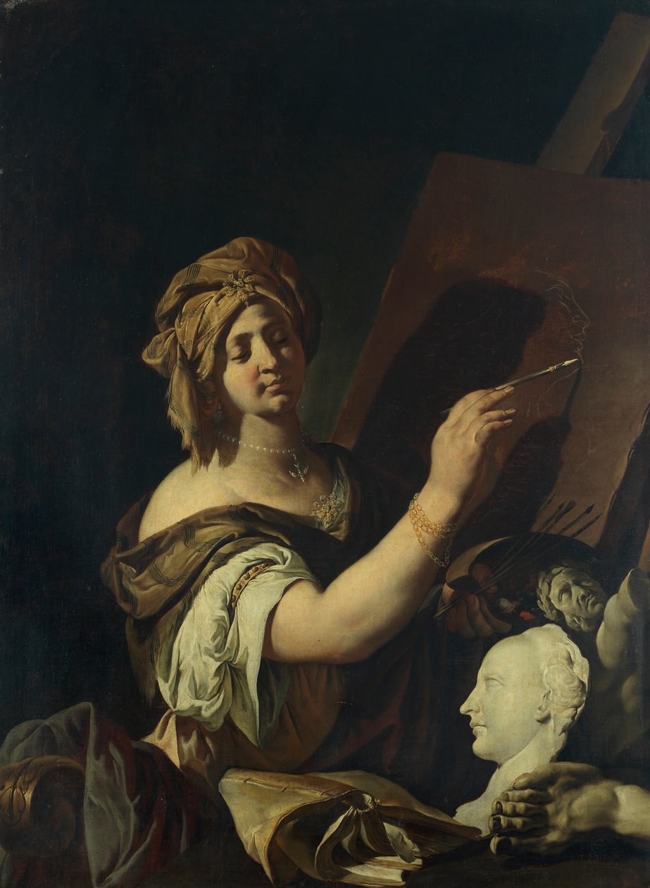 Resim Alegorisi. by Giulio Carpioni